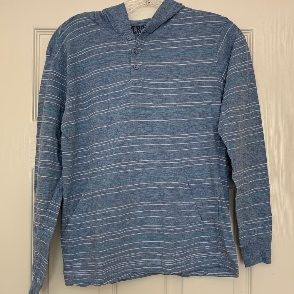 Micros boys hoody size M (10/12).  Thin material